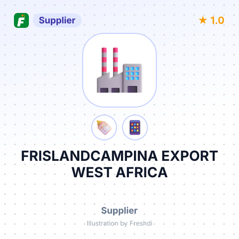 FRISLANDCAMPINA EXPORT WEST AFRICA – summary card, no photo uploaded yet