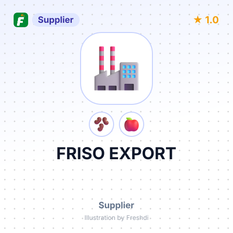 FRISO EXPORT – summary card, no photo uploaded yet