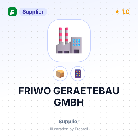 FRIWO GERAETEBAU GMBH – summary card, no photo uploaded yet