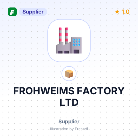 FROHWEIMS FACTORY LTD – summary card, no photo uploaded yet