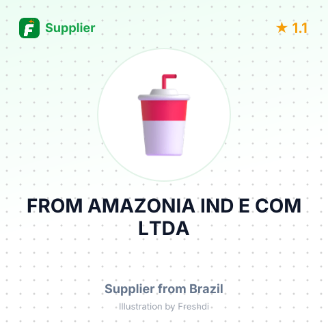 FROM AMAZONIA IND E COM LTDA – summary card, no photo uploaded yet