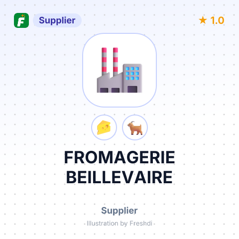 FROMAGERIE BEILLEVAIRE – summary card, no photo uploaded yet