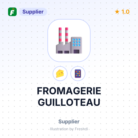 FROMAGERIE GUILLOTEAU – summary card, no photo uploaded yet