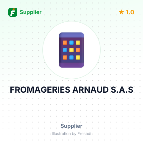 FROMAGERIES ARNAUD S.A.S – summary card, no photo uploaded yet