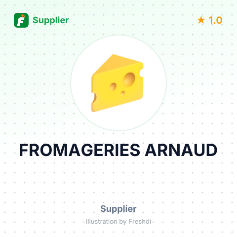 FROMAGERIES ARNAUD – summary card, no photo uploaded yet
