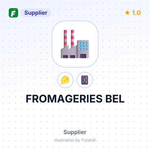 FROMAGERIES BEL – summary card, no photo uploaded yet