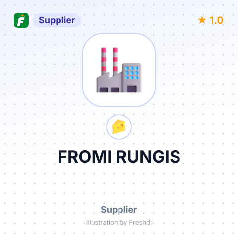 FROMI RUNGIS – summary card, no photo uploaded yet