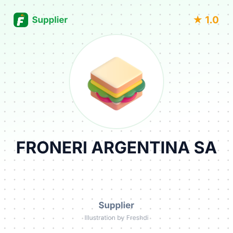 FRONERI ARGENTINA SA – summary card, no photo uploaded yet