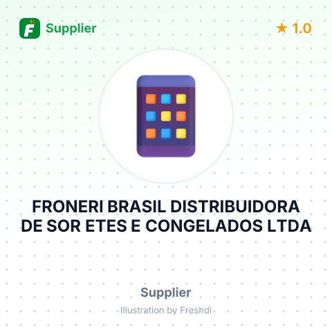 FRONERI BRASIL DISTRIBUIDORA DE SOR ETES E CONGELADOS LTDA – summary card, no photo uploaded yet