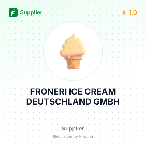 FRONERI ICE CREAM DEUTSCHLAND GMBH – summary card, no photo uploaded yet