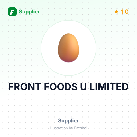 FRONT FOODS U LIMITED – summary card, no photo uploaded yet