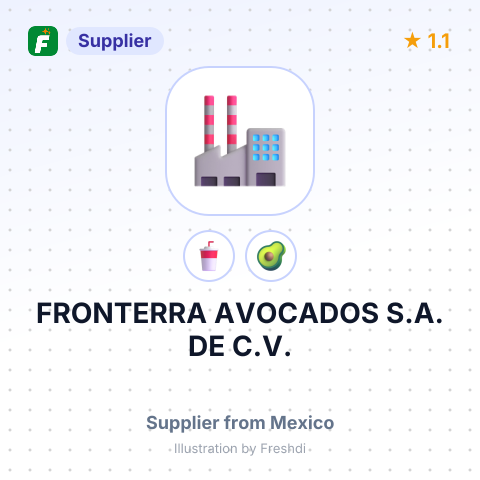 FRONTERRA AVOCADOS S.A. DE C.V. – summary card, no photo uploaded yet