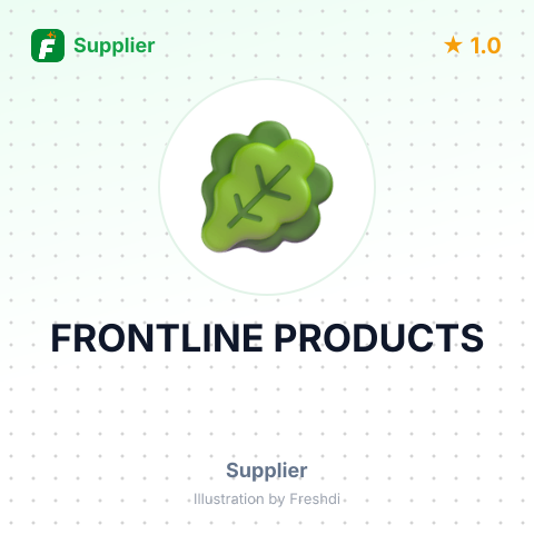 FRONTLINE PRODUCTS – summary card, no photo uploaded yet
