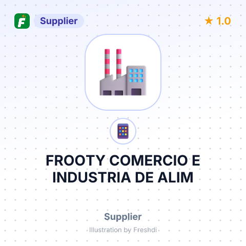 FROOTY COMERCIO E INDUSTRIA DE ALIM – summary card, no photo uploaded yet