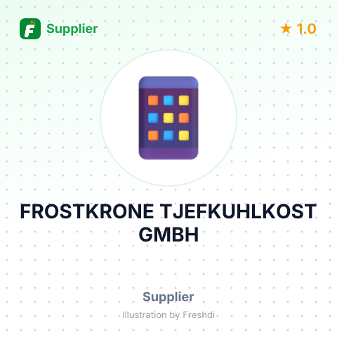 FROSTKRONE TJEFKUHLKOST GMBH – summary card, no photo uploaded yet