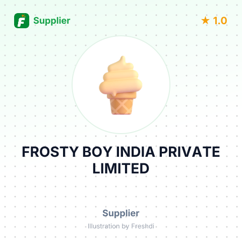 FROSTY BOY INDIA PRIVATE LIMITED – summary card, no photo uploaded yet