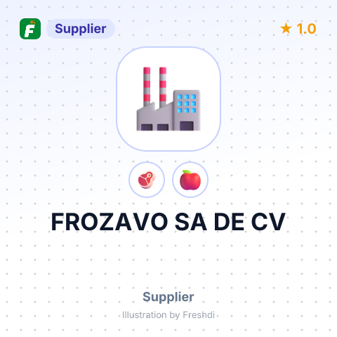 FROZAVO SA DE CV – summary card, no photo uploaded yet