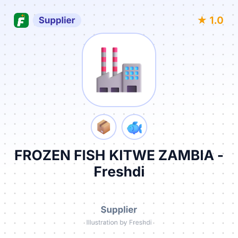 FROZEN FISH KITWE ZAMBIA – summary card, no photo uploaded yet