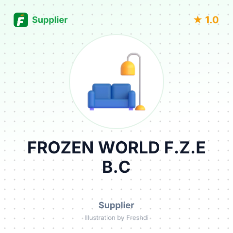 FROZEN WORLD F.Z.E B.C – summary card, no photo uploaded yet