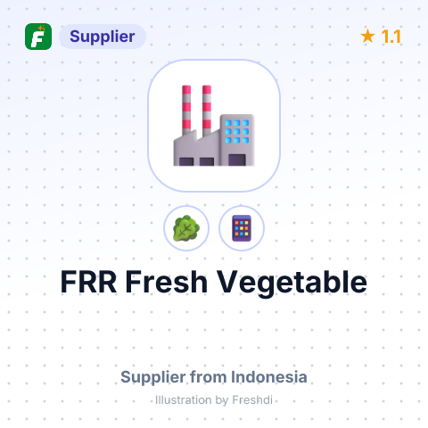 FRR Fresh Vegetable  – summary card, no photo uploaded yet