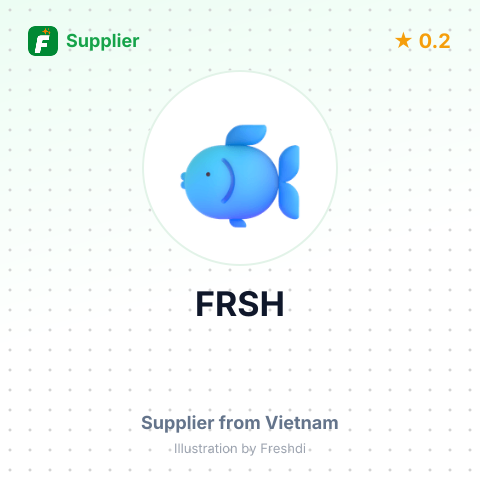 FRSH – summary card, no photo uploaded yet