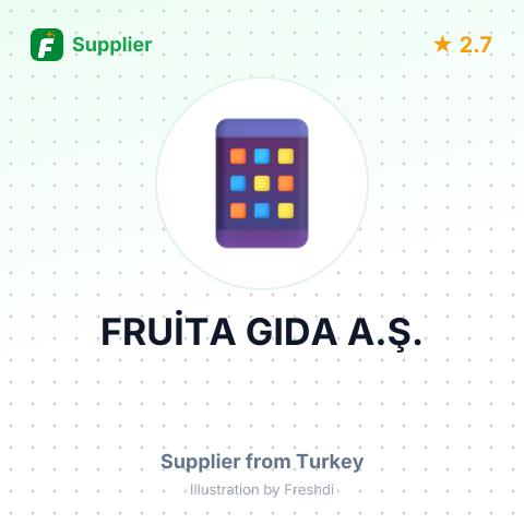 FRUİTA GIDA A.Ş. – summary card, no photo uploaded yet
