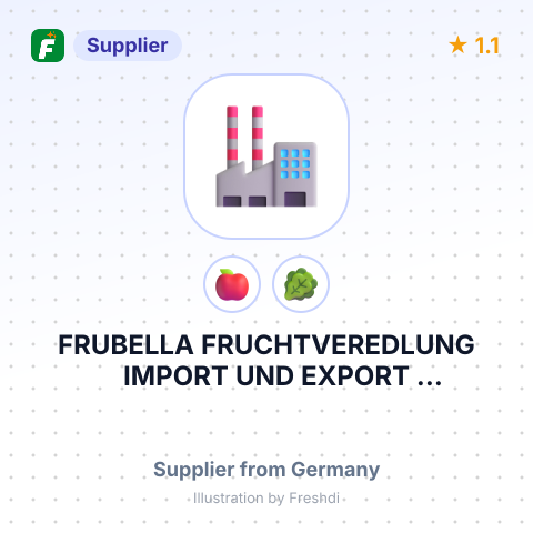 FRUBELLA FRUCHTVEREDLUNG IMPORT UND EXPORT GESELLSCHAFT MIT BESCHRÄNKTER HAFTUNG – summary card, no photo uploaded yet