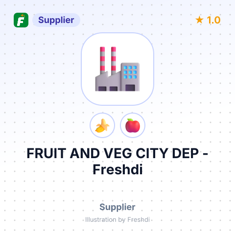 FRUIT AND VEG CITY DEP – summary card, no photo uploaded yet