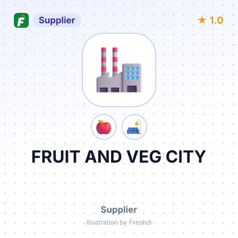 FRUIT AND VEG CITY – summary card, no photo uploaded yet