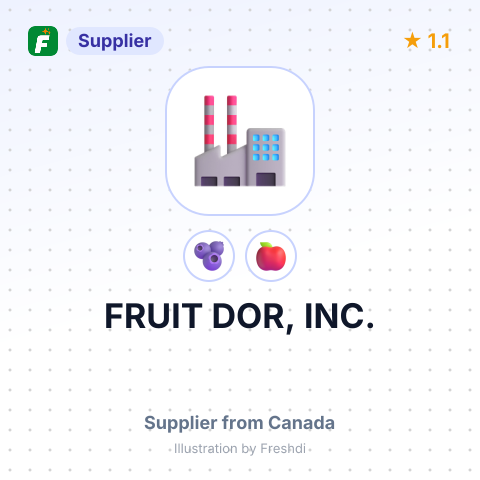 FRUIT DOR, INC. – summary card, no photo uploaded yet