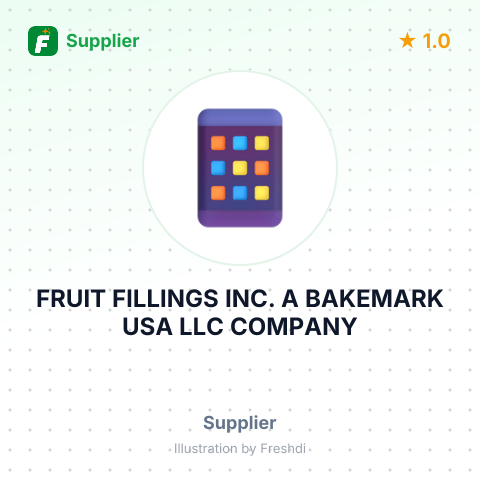 FRUIT FILLINGS INC. A BAKEMARK USA LLC COMPANY – summary card, no photo uploaded yet