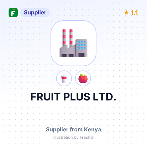FRUIT PLUS LTD. – summary card, no photo uploaded yet