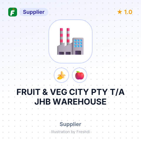 FRUIT & VEG CITY PTY T/A JHB WAREHOUSE – summary card, no photo uploaded yet