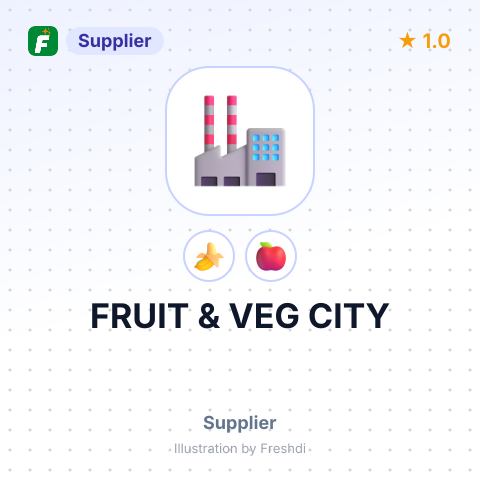 FRUIT & VEG CITY – summary card, no photo uploaded yet