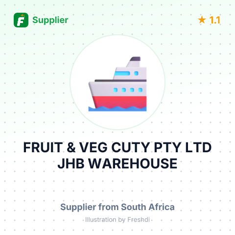 FRUIT & VEG CUTY PTY LTD JHB WAREHOUSE – summary card, no photo uploaded yet