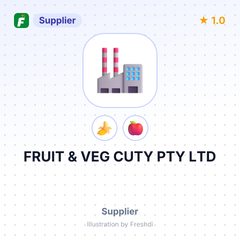 FRUIT & VEG CUTY PTY LTD – summary card, no photo uploaded yet