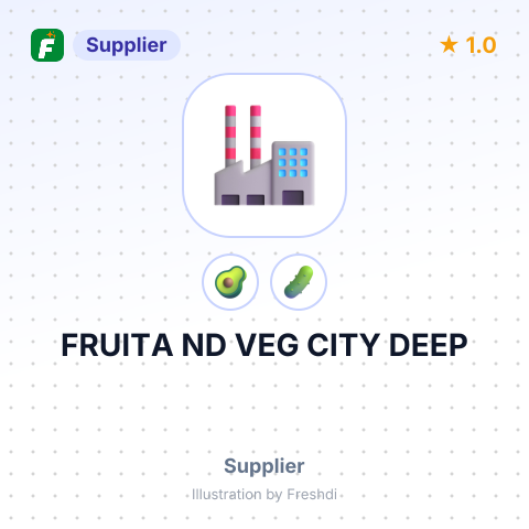 FRUITA ND VEG CITY DEEP – summary card, no photo uploaded yet