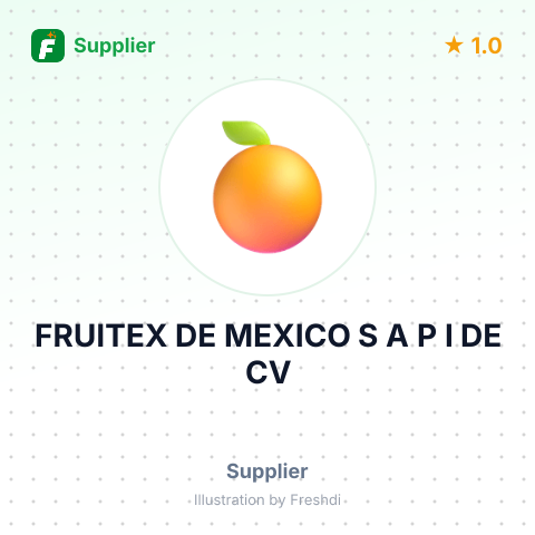 FRUITEX DE MEXICO S A P I DE CV – summary card, no photo uploaded yet