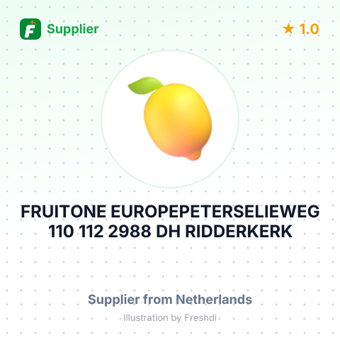 FRUITONE EUROPEPETERSELIEWEG 110 112 2988 DH RIDDERKERK – summary card, no photo uploaded yet
