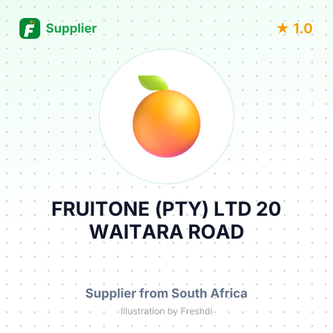 FRUITONE (PTY) LTD 20 WAITARA ROAD – summary card, no photo uploaded yet