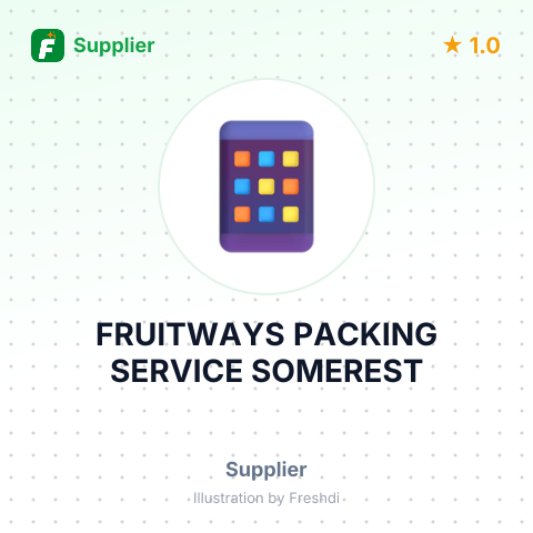 FRUITWAYS PACKING SERVICE SOMEREST – summary card, no photo uploaded yet