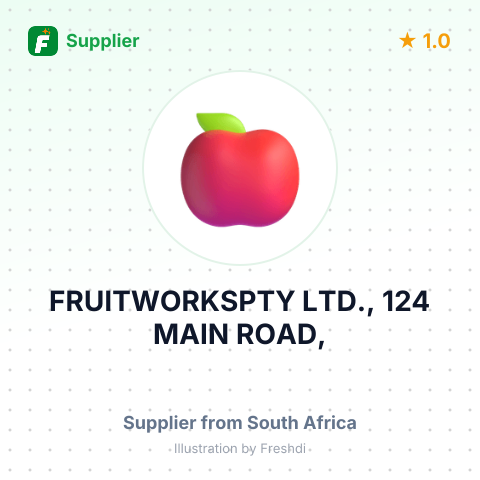 FRUITWORKSPTY LTD., 124 MAIN ROAD, – summary card, no photo uploaded yet