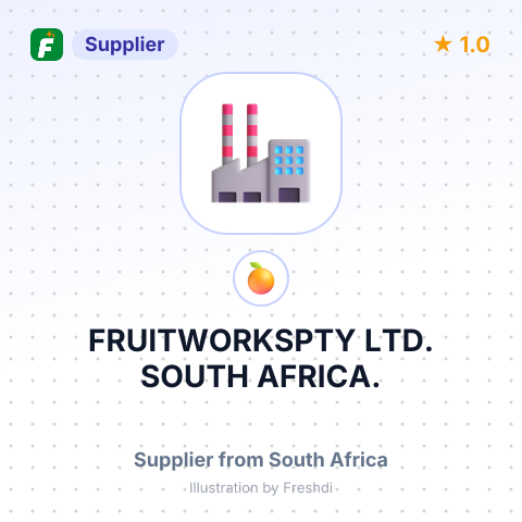 FRUITWORKSPTY LTD. SOUTH AFRICA. – summary card, no photo uploaded yet