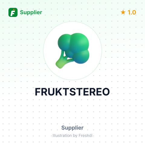 FRUKTSTEREO – summary card, no photo uploaded yet