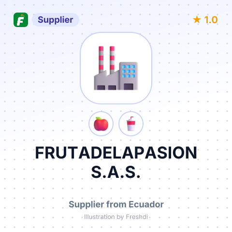 FRUTADELAPASION S.A.S. – summary card, no photo uploaded yet