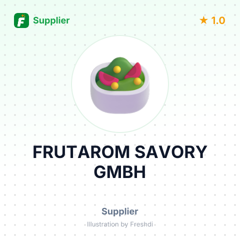 FRUTAROM SAVORY GMBH – summary card, no photo uploaded yet