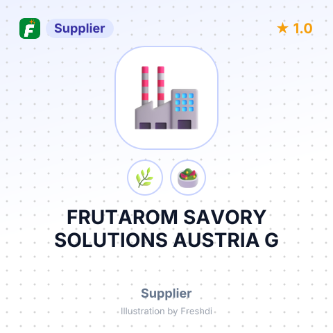 FRUTAROM SAVORY SOLUTIONS AUSTRIA G – summary card, no photo uploaded yet