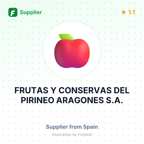 FRUTAS Y CONSERVAS DEL PIRINEO ARAGONES S.A. – summary card, no photo uploaded yet