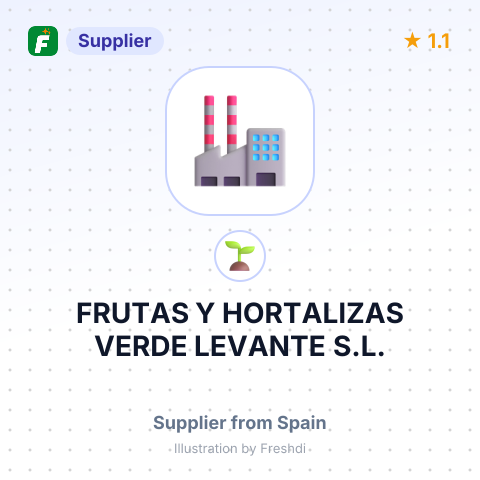 FRUTAS Y HORTALIZAS VERDE LEVANTE S.L. – summary card, no photo uploaded yet