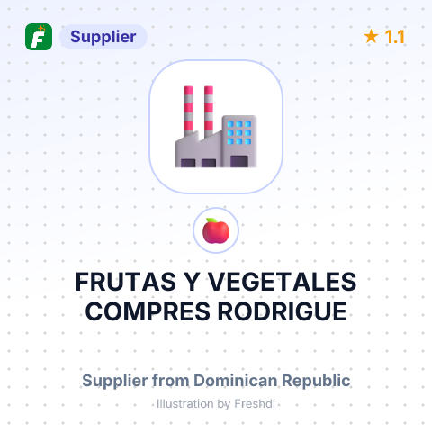 FRUTAS Y VEGETALES COMPRES RODRIGUE – summary card, no photo uploaded yet